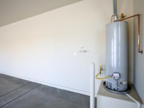 Home water heater inside Home water heater inside