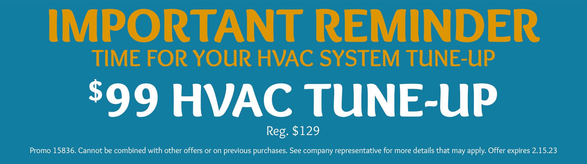 HVAC Maintentance Special