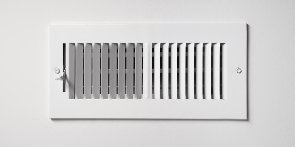 heating and cooling vent in a home